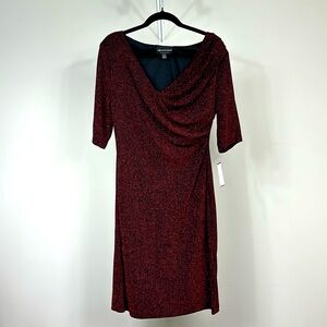 Holiday Brand new Sparkling Elegant Evening Party Dresses Slim Fit Short Size 12